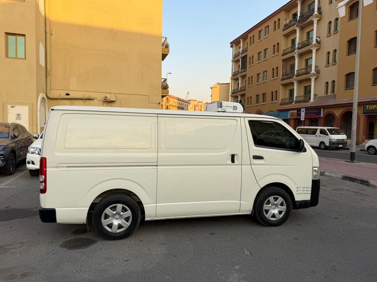 Chiller van with professional driver available for hire in Dubai